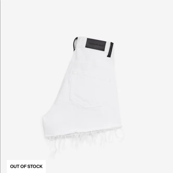 The KOOPLES white denim shorts size M NWT - Picture 2 of 10